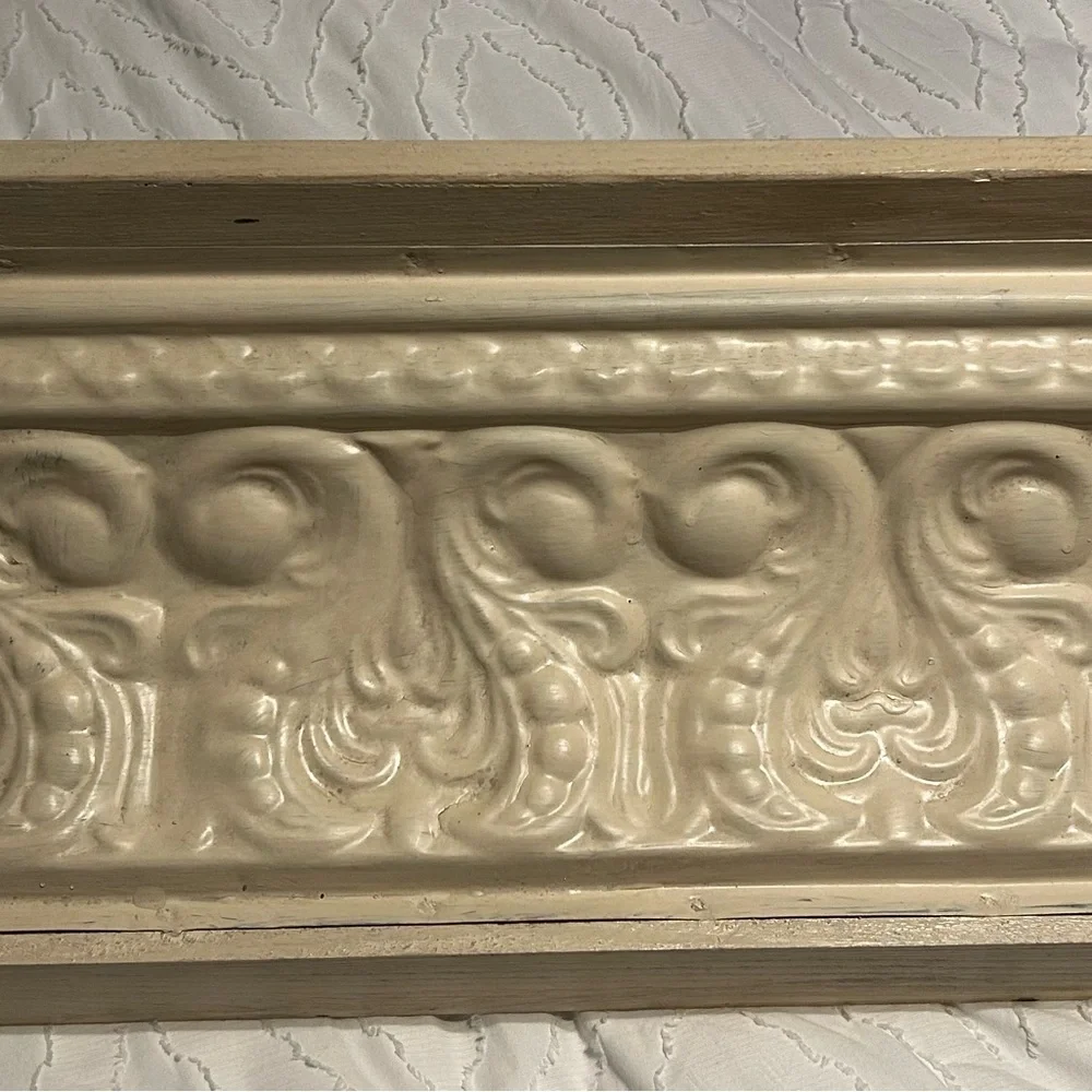 Metal and wood shelf